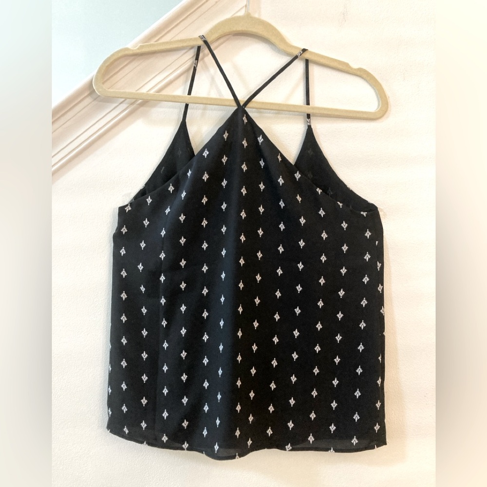 LOFT Printed Strappy Cami Size Small - Picture 3 of 6